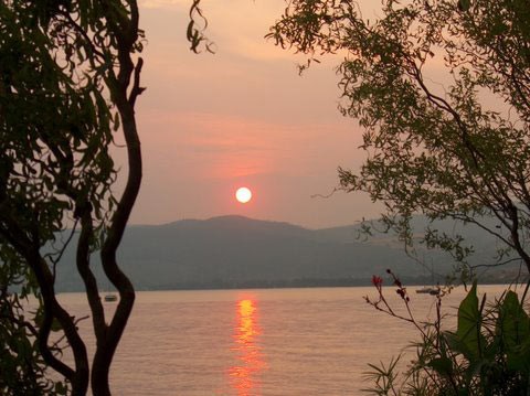 Tramonto sul Lago di Bracciano