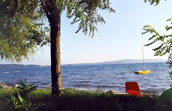 Het meer van Bracciano, Lazio