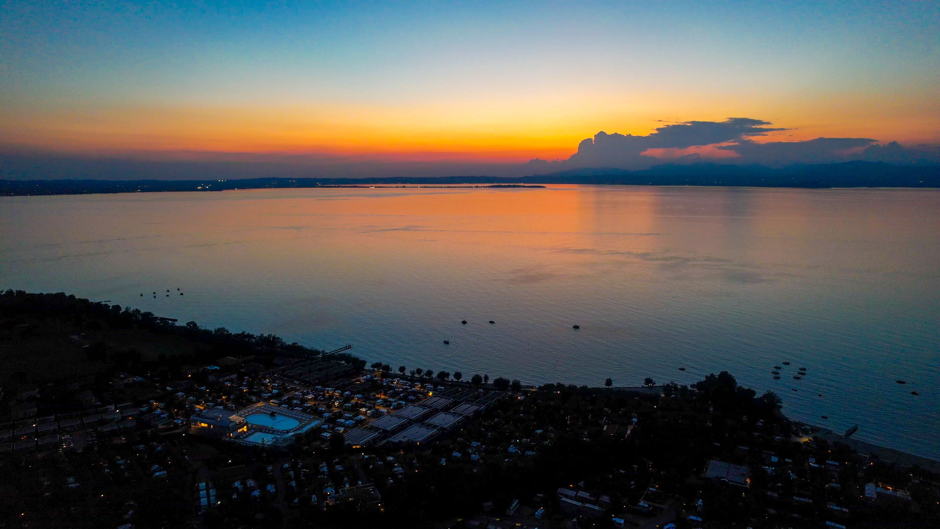 Tramonto sul Garda