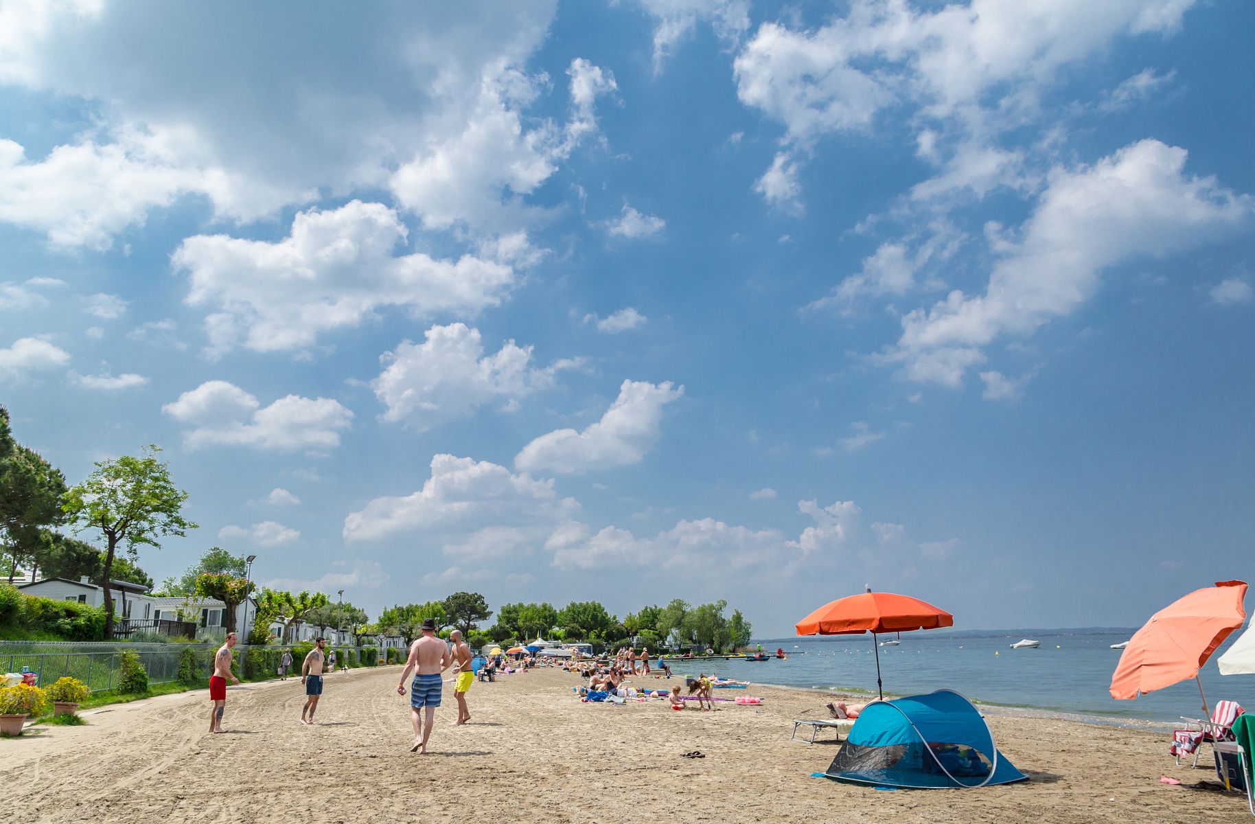 La Quercia, Lago di Garda, Spiaggia